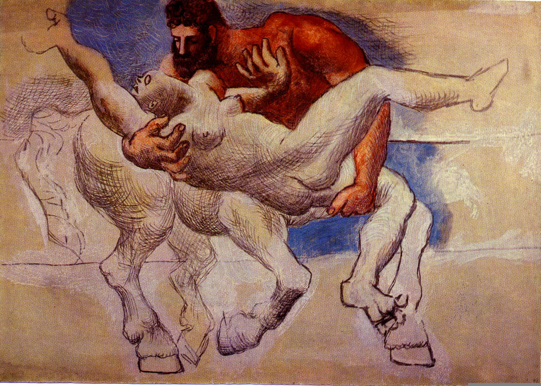 Picasso Abduction. Nessus and Deianeira 1920